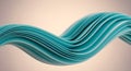 Fluid Abstract Wave Background Blue Green Smooth Curves Modern Digital Graphic Royalty Free Stock Photo