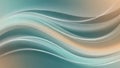 Fluid Abstract Waves Background Teal Orange Gradient Flowing Lines Design Modern Digital Backdrop Royalty Free Stock Photo