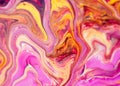 Fluid art painting. Abstract decorative marble texture.