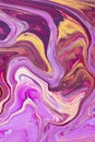 Fluid art painting. Abstract decorative marble texture.