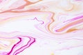 Fluid art texture. Background with abstract iridescent paint effect. Liquid acrylic picture with artistic mixed paints Royalty Free Stock Photo