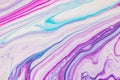 Fluid art texture. Background with abstract iridescent paint effect. Liquid acrylic picture with beautiful mixed paints Royalty Free Stock Photo