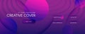 Fluid Background. 3d Flow Lines Landing Page. Royalty Free Stock Photo