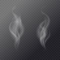 Fluid cigarette smoke on a dark background. Royalty Free Stock Photo