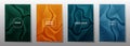 Fluid curve shapes geometric lines patterns.