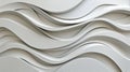 Fluid Elegance: Abstract 3D White Wave Background Explored through Breccia Marble Concepts and Sculpted Textures Royalty Free Stock Photo