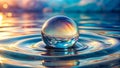 The Fluid Embrace: A Visual Meditation on Soap and Water generative AI