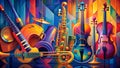 Fluid Forms Dancing to the Rhythm of Jazz generative AI