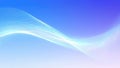 Fluid futuristic wave pattern on a vibrant blue and lavender gradient background, representing digital communication and energy Royalty Free Stock Photo