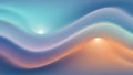 Fluid Gradient Background with Luminous Waves Modern Abstract Design in Blue Purple Orange Tones Royalty Free Stock Photo
