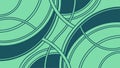 Fluid Interlocking Wavy Lines Abstract Pattern Vector, vector design Generative AI Royalty Free Stock Photo