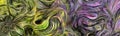 Fluid lines of color movement