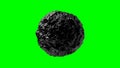 Fluid liquid blob, metaball morph. Scatter and flow of glossy liquid deform organic molecule