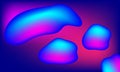 fluid liquid blue pink wave curves 3d object abstract background