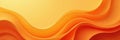 Fluid orange curves, soft light gradient Abstract background , dynamic, orange Royalty Free Stock Photo