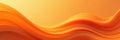 Fluid orange curves soft light gradient Abstract background modern orange Royalty Free Stock Photo