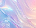 Fluid pastel paradise with a swirl of dreamy light reflections. AI generated