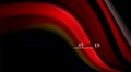 Fluid rainbow colors on black background, vector wave lines and swirls Royalty Free Stock Photo