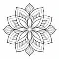 Fluid Simplicity: Graceful Mandala Coloring Pages