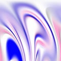 Fluid smoky pink blue shapes, graphics, abstract background Royalty Free Stock Photo
