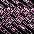 Fluid smoky pink dark shapes, graphics, abstract background Royalty Free Stock Photo