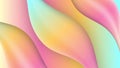 Fluid style wallpaper or abstract colorful flow shapes background 3D elements