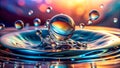 Fluid Symphony: A Harmonious Blend of Soap and Water generative AI