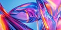 Fluid Symphony: A vibrant dance of abstract forms, where colors intertwine and shapes morph, creating a mesmerizing visual