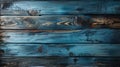 A blue wood planks with knots background