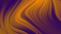 Fluid vibrant gradient of purple orange colors with smooth movement in the frame turning waves with copy space. Abstract lines