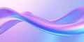 Elegant Fluid Wave Abstract Background Silk Texture Gradient Colors Holographic Surface Smooth Shapes Artistic Illustration Royalty Free Stock Photo
