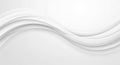 Abstract Soft Gray and White Fluid Wave Pattern Background Royalty Free Stock Photo