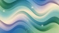 Fluid Waves Abstract Background Blue Green Gradient Subtle Light Effects Royalty Free Stock Photo