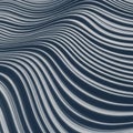 Fluid, wavy lines create a rhythmic pattern on a dark background Royalty Free Stock Photo