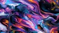Fluide liquide art acrylic oil paints texture. Backdrop abstract mixing paint effect. Liquid colored acrylic artwork flows
