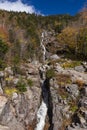 Flume Cascade, Crawford Notch State Park Royalty Free Stock Photo