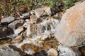 Flume Cascade, Crawford Notch State Park Royalty Free Stock Photo