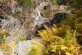 Flume Cascade, Crawford Notch State Park Royalty Free Stock Photo