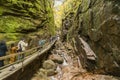 Flume gorge in Franconia Notch State Parke