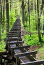 Flume at Mabry Mill, Blue Ridge Parkway, Virginia, USA Royalty Free Stock Photo