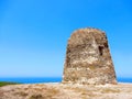 The Flumentorgiu tower, along the coast of Sardinia Royalty Free Stock Photo
