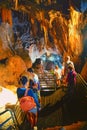 Great cave, Grotta di Su Mannau, Fluminimaggiore, Sardinia Royalty Free Stock Photo