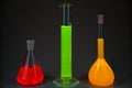 Fluorescence in flasks