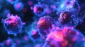 Fluorescence microscopy image showing the activation of autoreactive T cells in a patient with systemic lupus