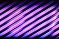 Fluorescent background. Blur curved texture. Futuristic light. Defocused neon pink purple blue color stripes glow on Royalty Free Stock Photo