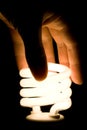 Fluorescent Light Bulb Royalty Free Stock Photo