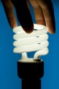 Fluorescent Light Bulb Royalty Free Stock Photo