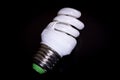 Fluorescent light bulb Royalty Free Stock Photo