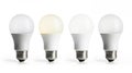 fluorescent light bulb types Royalty Free Stock Photo