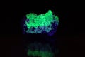 Fluorescent Tantalite Minerals Royalty Free Stock Photo